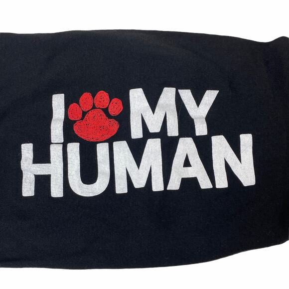 Doggie Skins "I Love My Human" Game  Dog Pupper Doggo Pet Hoodie Size Large - Picture 3 of 6